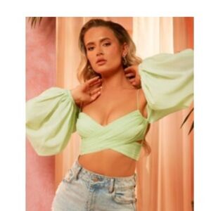 Oh Polly lime green top